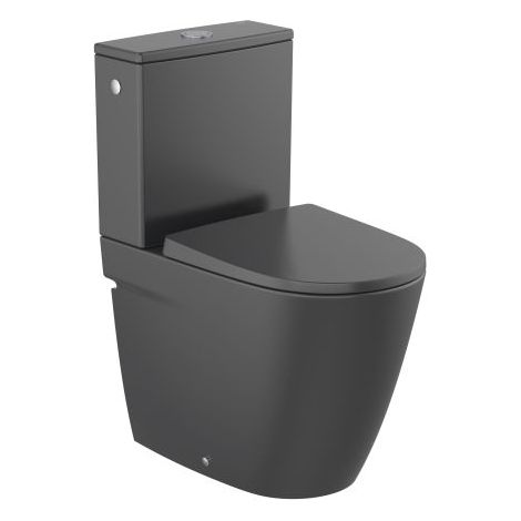 TAZA TNQ.BAJO RIMLESS ADOS.PARED ONA SAL.EVAC.DUAL 420MM S/ASTO.CODO EVAC.NG MT
