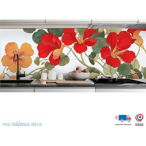 Crédence : Fleurs Kônan Tanigami - Alu composite - 245 - 60 (1/3)