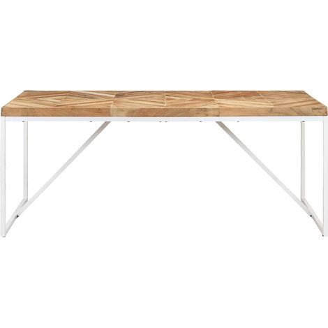 Maison Exclusive - Tavolo da Pranzo 180x90x76 cm Legno Massello di Acacia e Mango (1/5)