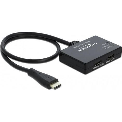 Divisor HDMI 1 x Entrada HDMI 2 x Salida HDMI 4K 60 Hz (1/3)