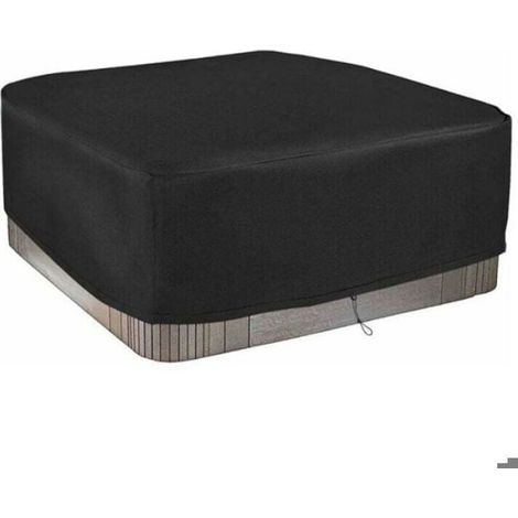 Couverture De Piscine Carré Bâche Solaire, Housse Solaire De Piscine pour Extérieur Spa Baignoire Couverture De Spa Couvert (1/4)