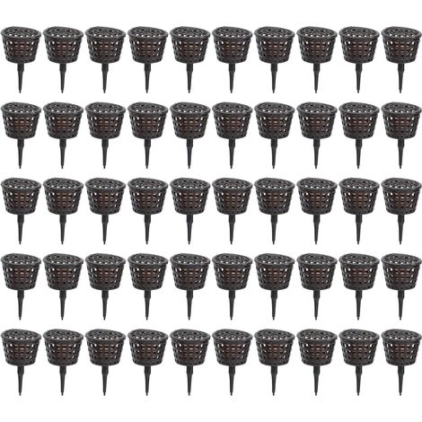 Panier D'engrais 50 Pièces, Boîte De Fertilisation De Plantation en Plastique pour Plantes en Pot, Balcon De Maison, Jardin (1/5)