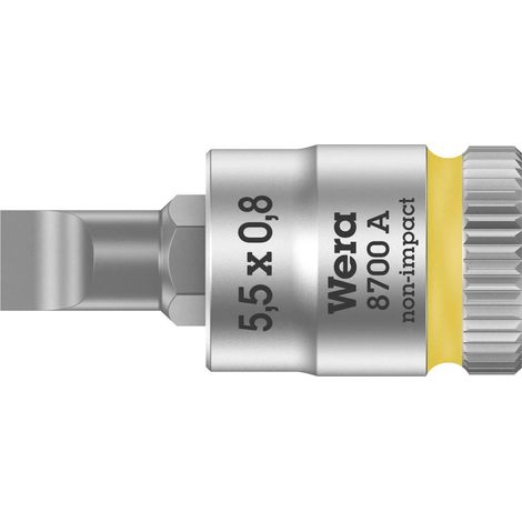 Wera 8700 A FL 05003320001 Taglio Inserto giravite a bussola 5.5 mm 1/4 (6.3 mm) (1/3)