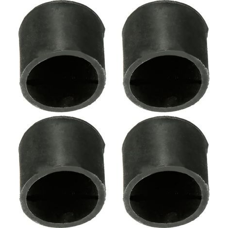 Set of 4 durable rubber non-slip feet for furniture and tables - 32 mm inner diameter (1/5)