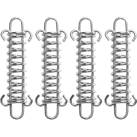 Lot de 4 Ressorts de Tension pour Tente de Camping, Voile D'ombrage, Accessoires de Fixation, Ressort de Traction pour un Montage Sû (1/5)