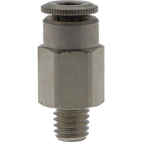 Conector r谩pido di谩metro 4mm recto rosca macho M6x1 UNIVERSAL CLSG4MK61 (1/3)