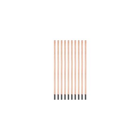 10pcs Copper Enrobé Gougeage Carbone 6x355mm Carbone Gougeage Cannes Électrodes pour Découpage et Gougeage Métals (1/4)