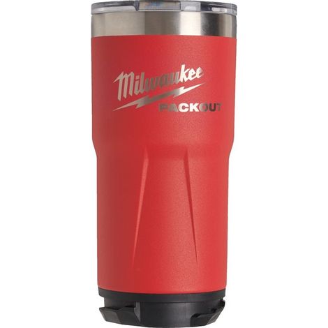 Milwaukee Packout taza térmica roja 591 ml duradera (1/3)