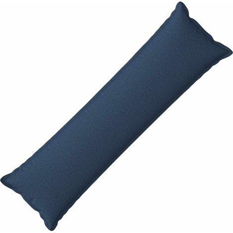 Cushion with Pillow HOUTEN Blue 40 x 145 cm Faux Linen vidaXL (1/5)