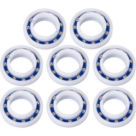 Lot de 10 roulements à Billes adaptables pour Roue de 180 Robot Nettoyeur de Piscine C60,Dimensions : extérieur 1.1in , intérieur 0.6in (1/4)