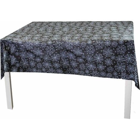 Tischdecke mit Spinnennetzmuster
