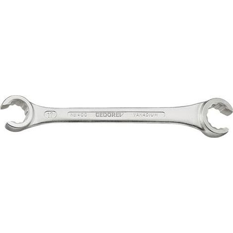 Llave poligonal doble, abierto, Modelo : Perfil de 12 lados UNIT DRIVE, lado e/planos 24 x 27 mm, Largo 270 mm