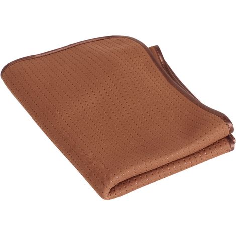 Serviette de massage vapeur réutilisable pour spa, linge de salon lavable, adaptée aux soins de la peau, 35 x 90 cm, marron foncé. (1/5)