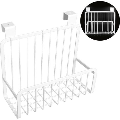 Panier suspendu pour placard de cuisine, étagère de rangement suspendue pour porte de salle de bain, organisateur (1/5)
