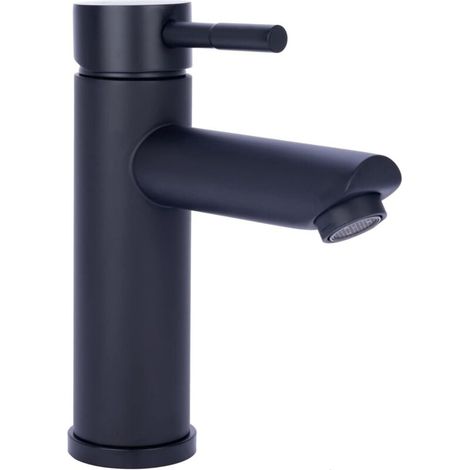 Robinet de lavabo Robinets d'école Robinet de salle de bain Robinets de cuisine Robinet à un trou Robinet de finition noire Robinet de vanité Robinet de lavabo Robinet mitigeur de bain Évier e