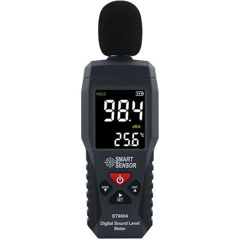 Sonomètre Enregistreur de Niveau Sonore Testeur du Bruit Sonomètre Audionumérique, Plage de Mesure 30-130dB,1pcs (1/5)