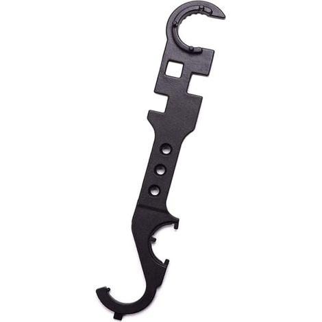 AR15/M4 Multifunktionsschlüssel aus massivem Stahl, hochhartes Kombinationswerkzeug, großer Mehrzweck-Metallschlüssel für Büchsenmacher (1/4)