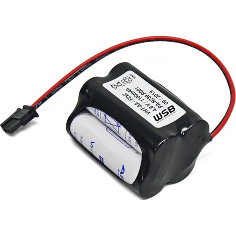 Notleuchten Akkupack mit Kabel und Stecker 4,8V 1100mAh NiMH für Inotec 890014 (1/5)