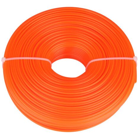 Round nylon cutting line for lawnmowers, 2.4 mm, length 120 m -