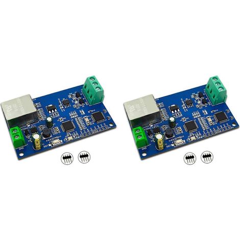 Module RS485 vers Ethernet (2 unités) : transmission série RS485 vers Ethernet module de communication polyvalent et pratique (1/5)