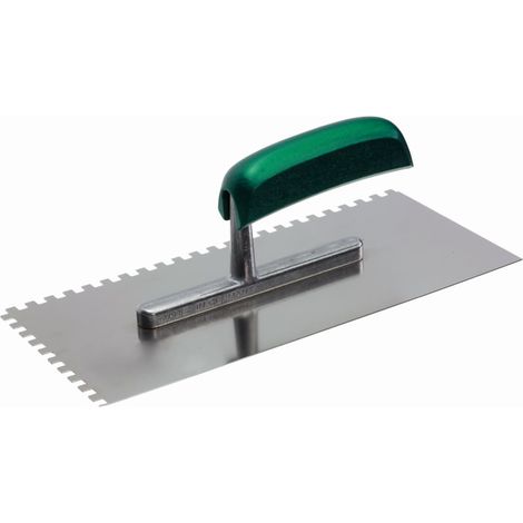 Stalco Edelstahl-Kelle 280x130, gezahnt 10x10 (1/2)