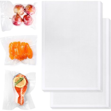 100 pièces Sacs Sous Vide Alimentaire, 20x30 cm ,Conservation, Congélation et Cuisson Sous Vide, sans BPA,Pour appareils de mise sous vide (1/5)