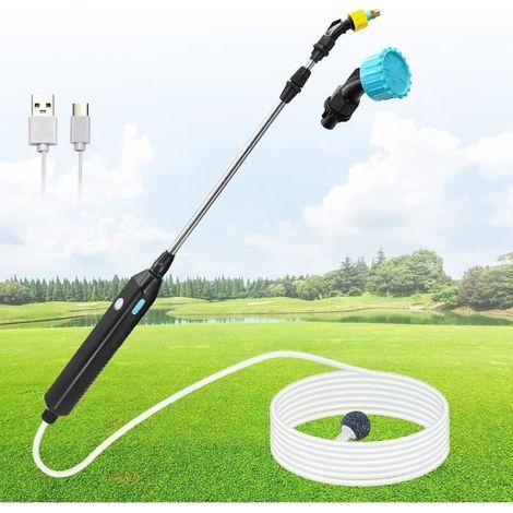Pulvérisateur électrique, Lance Telescopique Pulverisateur Electrique Toiture, USB Rechargeable Pulvérisateur Jardin, Portable[29] (1/4)