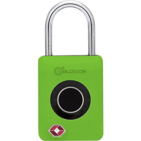 Südmetall Vorhängeschloss mit Fingerabdruck-Scan 30 x 18 mm Vorhangschloss