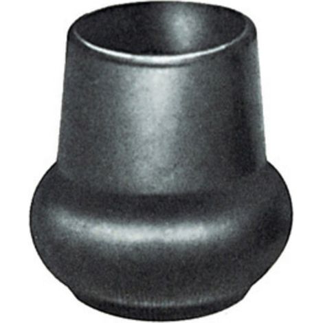 SOTTOPIEDE P/TUBO A PERA NERO 40 MM