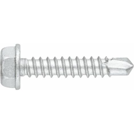 (6,3X100) TORNILLO AUTOTALADRANTE DE CABEZA HEXAGONAL TORNILLO(100U) - INDEX