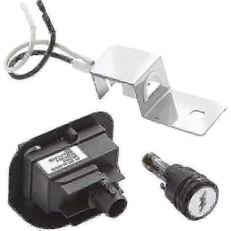 Eclairage Design – Kit d'allumage de remplacement pour barbecue à gaz Weber Q1200 Q2200 – Résistant à la chaleur – Installation facile – Compatible avec modèles Weber Q120 et Q220