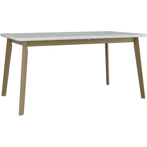 Mesa Victorville 185, Roble Sonoma, 75x90x160cm, Alargamiento, MDF, Madera
