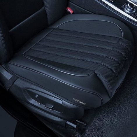 Coussin de housse de siège de voiture,protection avant conducteur et passager avec oreiller de soutien,2 pièces (1/3)