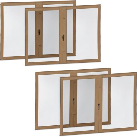 VONROC Parois latérales en moustiquaire - Pour tente de réception Premium PT501XX Beige (1/2)