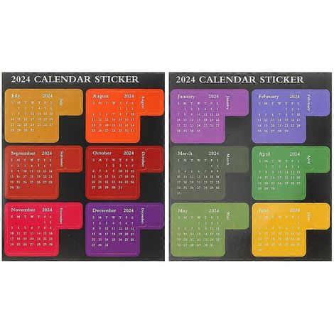 lot d'autocollants pour agenda familial, onglets de livre multifonctions, onglets de planification à faire soi-même-13.5X11.5CM-Colorful