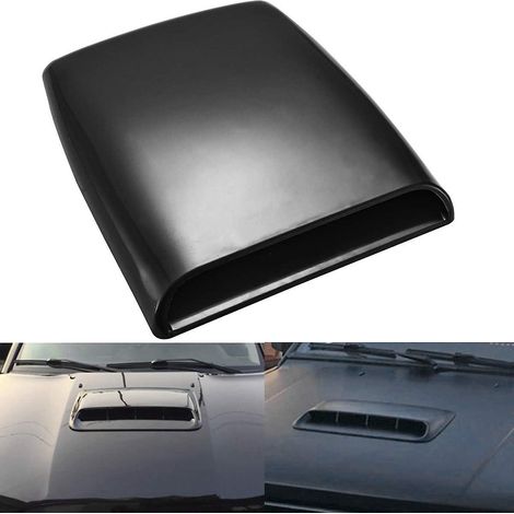 Décoration universelle noire pour aérateur de capot de voiture (1/4)