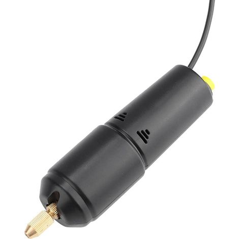 Mini Perceuse, Foret électrique Tenu dans la Main actionné par USB avec 3 Bits de PC pour le Bois, Plastique, Feuille Papier, Aluminium, Carte - (1/4)