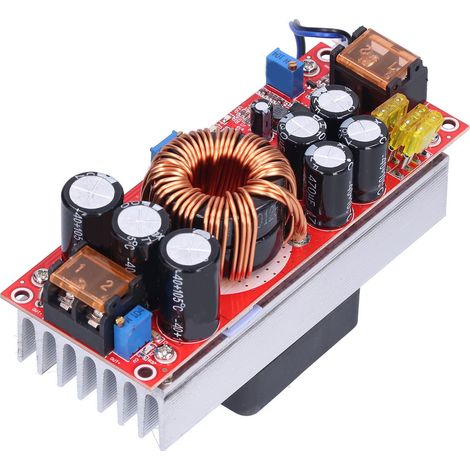 Convertisseur élévateur de tension réglable, robuste, durable et efficace, module de puissance à ventilateur à température contrôlée (1/5)