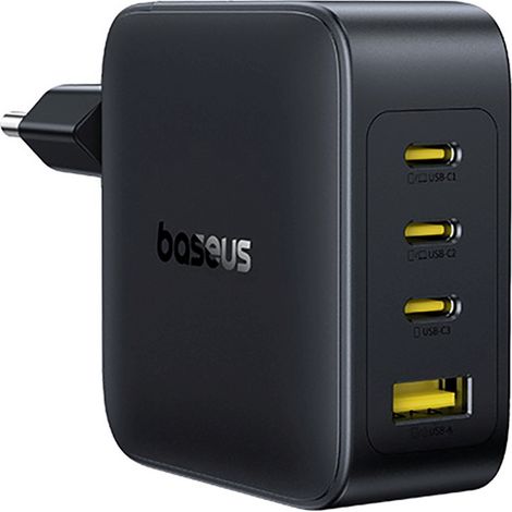 Caricabatterie da parete GaN da 140 W con 3 porte USB-C e USB-A - Nero (1/5)