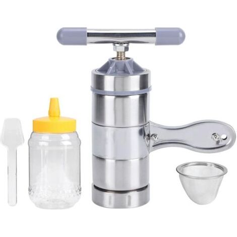 Extracteur de Miel, Mini-extracteur de Miel Portable en Acier Inoxydable, Machine Manuelle de Pressage de Miel, Outil D'apiculture, Outil de Presse-Miel Portatif