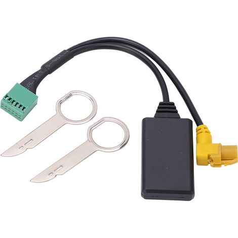 Adaptateur Bluetooth 5.0 MMI 3G 12Pin avec câble AUX, entrée audio sans fil de remplacement pour Audi A4 A6 Q5 Q7 A5 S5 (1/5)