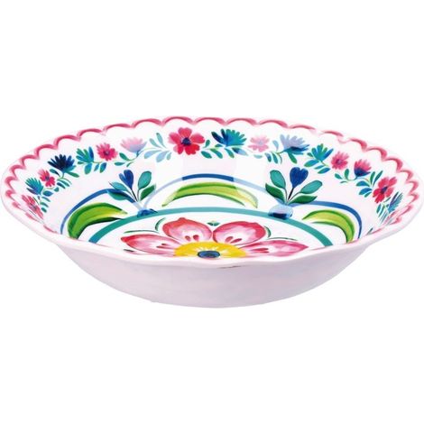 Ad Trend Piatto Fondo Glen in Melamina D 22 Cm H 5 Cm Multicolor (1/2)