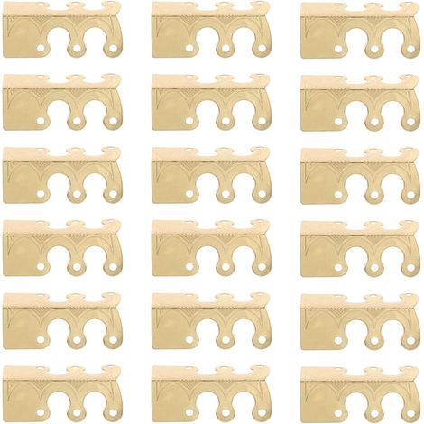 30 protège-coins décoratifs, fer, doré, pour boîtes en bois (1/5)
