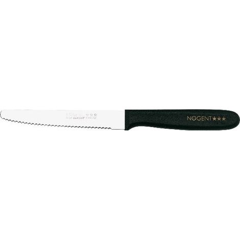 Couteau De Table 11 Cm Cranté Noir - Classic - Nogent