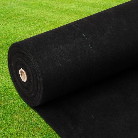 Garvee Telo Pacciamatura Professionale 1,22x91,44m, Tessuto Non Tessuto Agugliato 164g/m² Extra Resistente, Barriera Anti Erbacce Geotessile con Protezione UV e Alta permeabilità per Orto e Giardino (1/5)