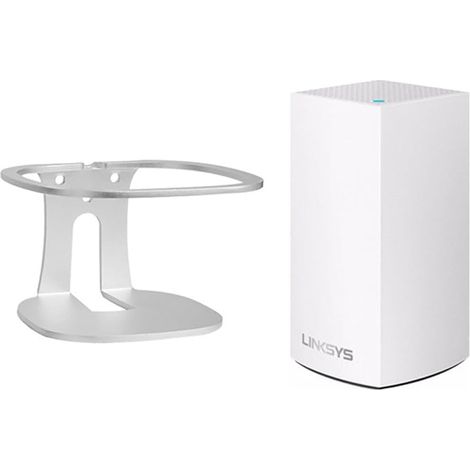 Kompatibel mit Linksys AC3900M Wandhalterung, Linksys AC3900M Ständer, Linksys AC3900M Metallhalterung, Zubehör, Zubehörablage (Silber), 1 Stück (1/5)
