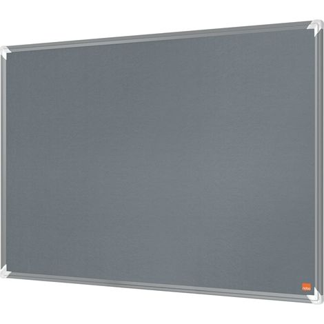 Bacheca in Feltro Premium Plus 90x60 cm Grigio Nobo (1/5)
