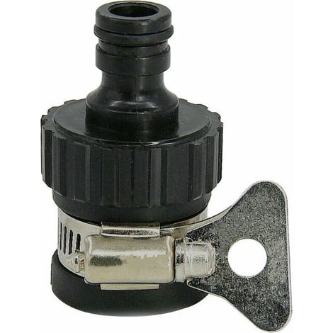 Adattatore per tubo da giardino e da cucina BDD, raccordi rotondi e dritti, raccordi per tubo da giardino, realizzati in gomma di alta qualità, collegabili a qualsiasi tubo da 16-20 mm. (1/2)