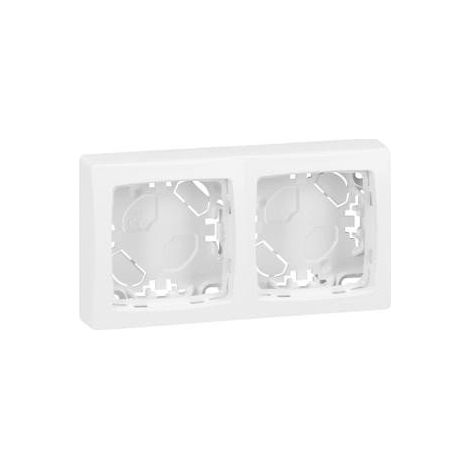 Marco 2 elementos blanco Legrand Oteo 086092