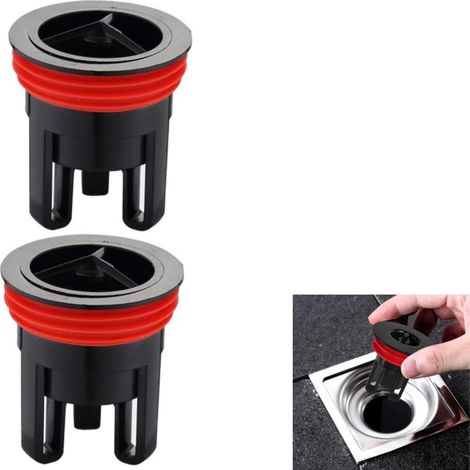 2 Pièces Filtre de Drain Magnétique pour Douche - Capteur de Cheveux Anti-Bouchage, Couvercle d'Évacuation Étanche pour Salle de Bain et Cuisine, Installation Facile (1/5)